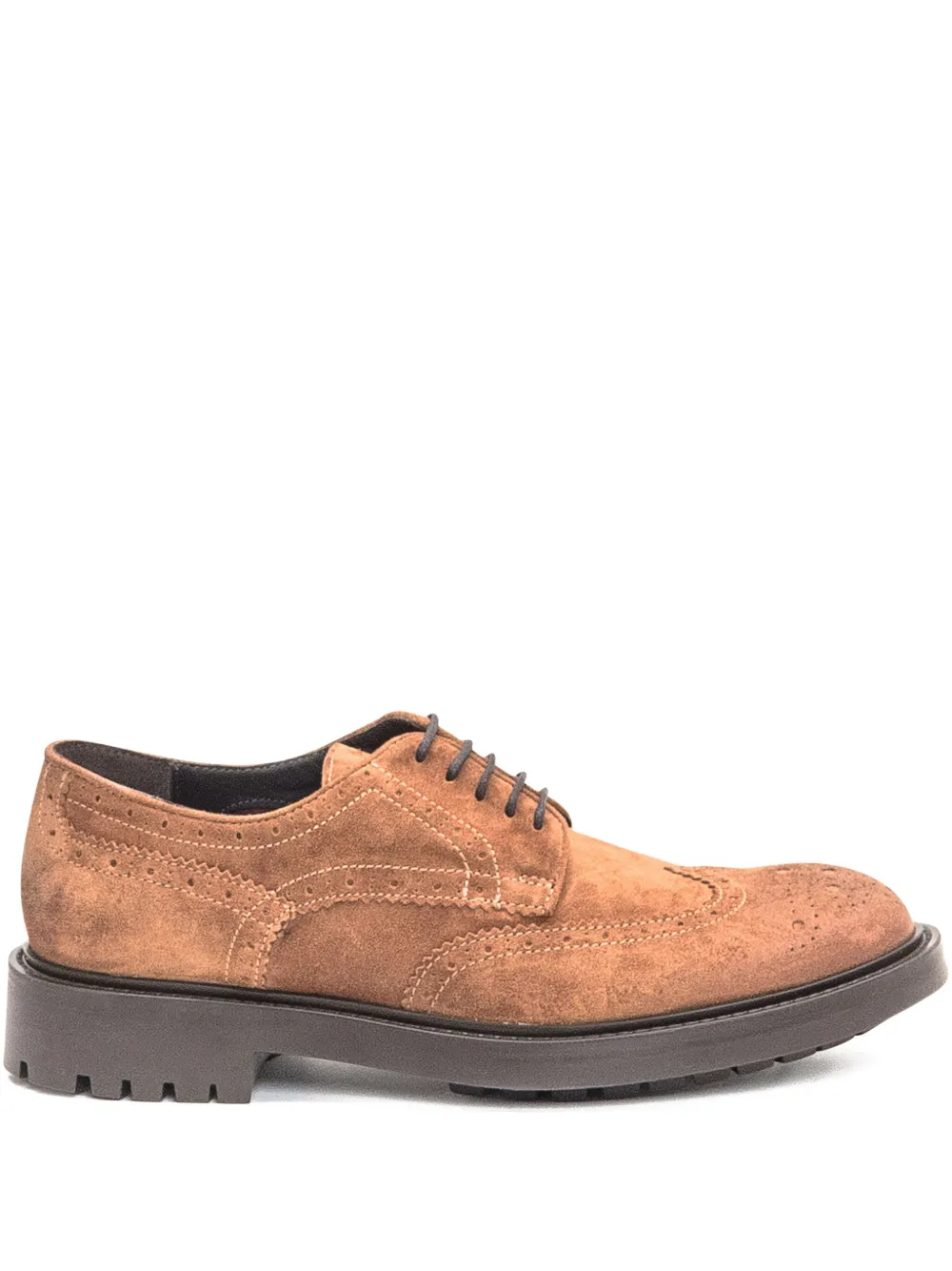 Sturlini firenze brogue lace-up derby shoes Brown