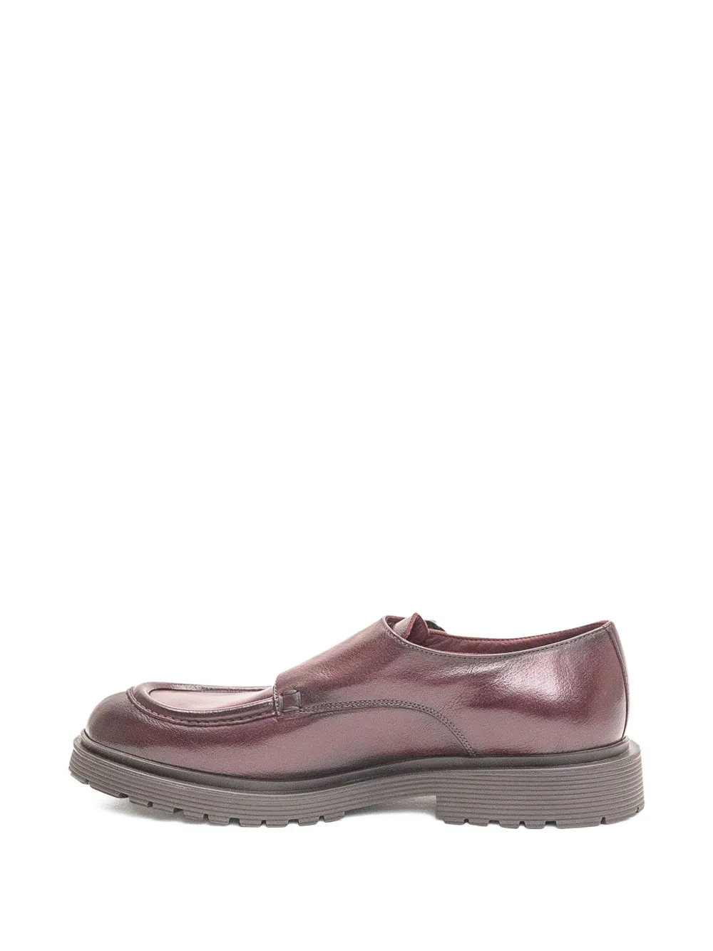 Sturlini firenze double-buckle leather shoes - Rood