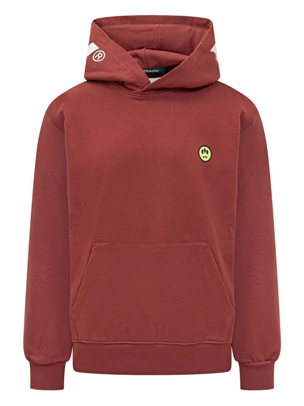 BARROW reverse-logo hoodie Rood