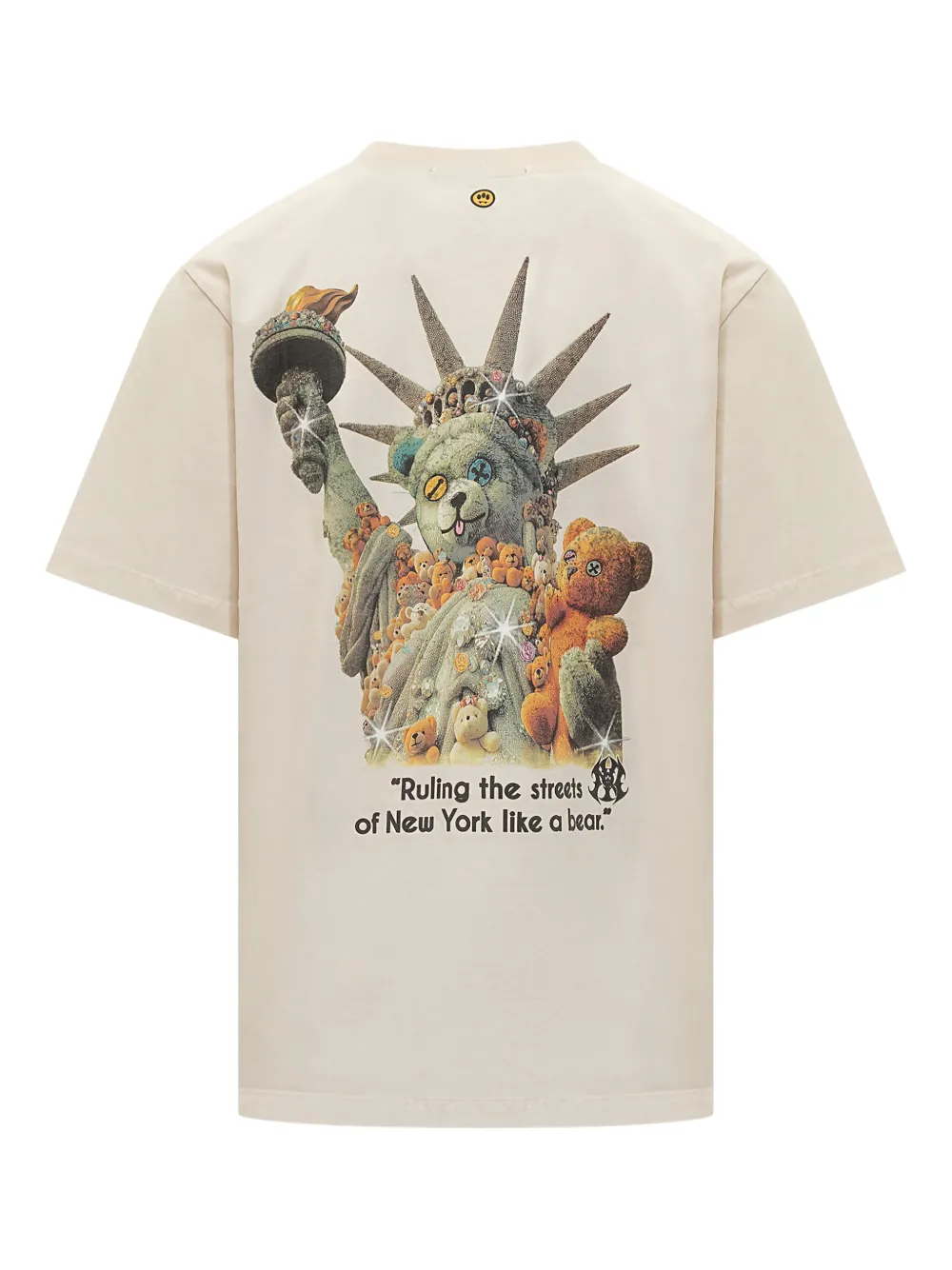 BARROW T-shirt met print - Beige