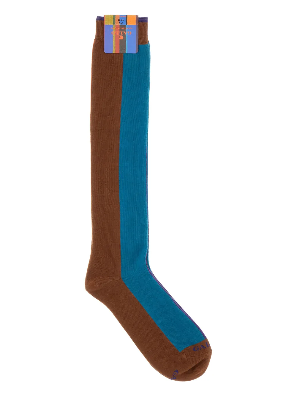 Gallo embroidered cotton-blend socks | Brown | Image 1