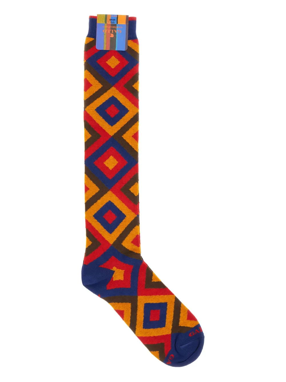 Gallo geometric-patterned socks | Red | Image 1