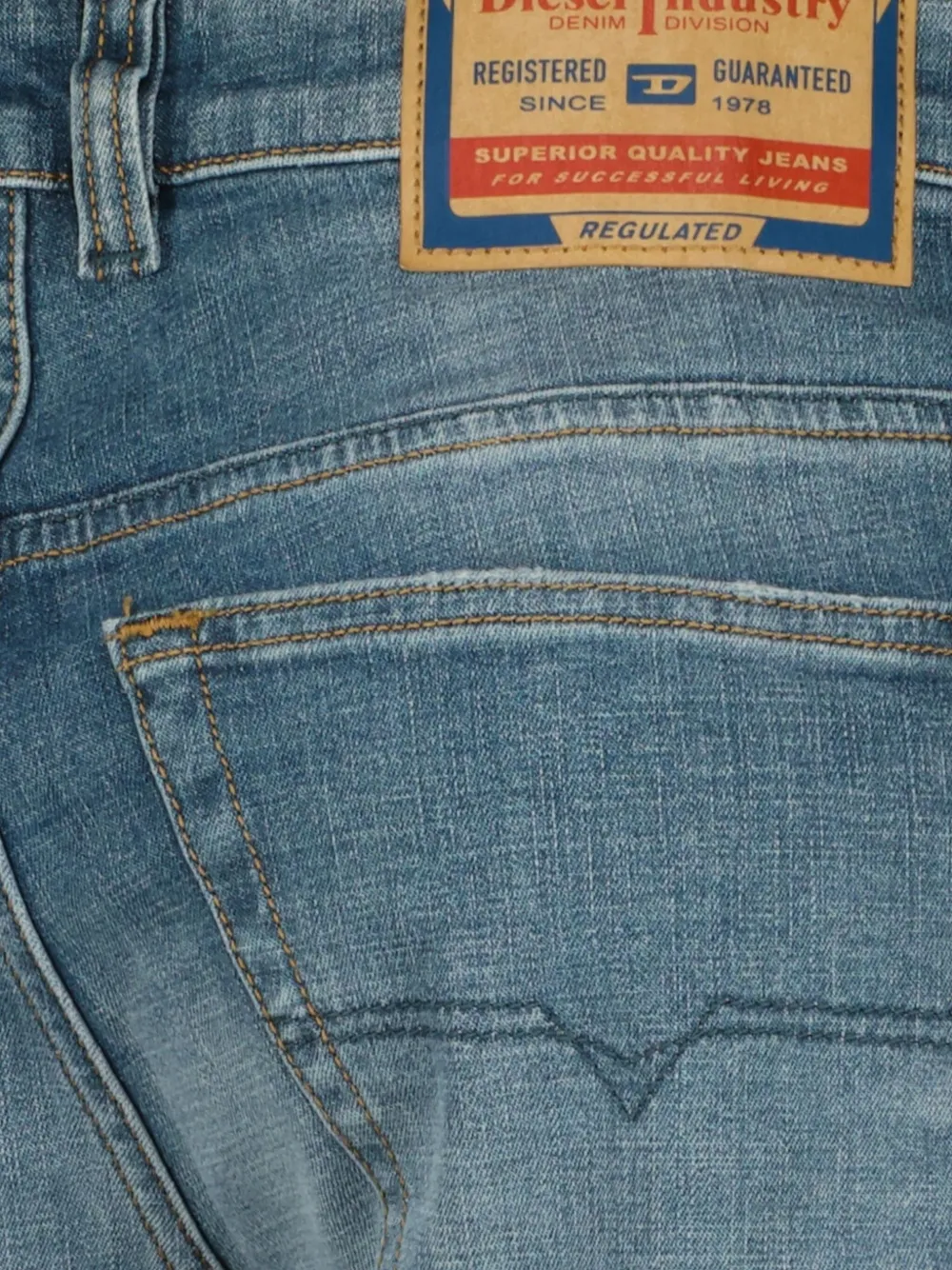 Diesel 1993 D-Vyl jeans van katoenblend Blauw