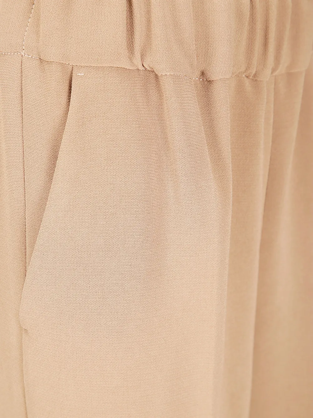 Alberto Biani Elastic-waist Straight Trousers In Neutral