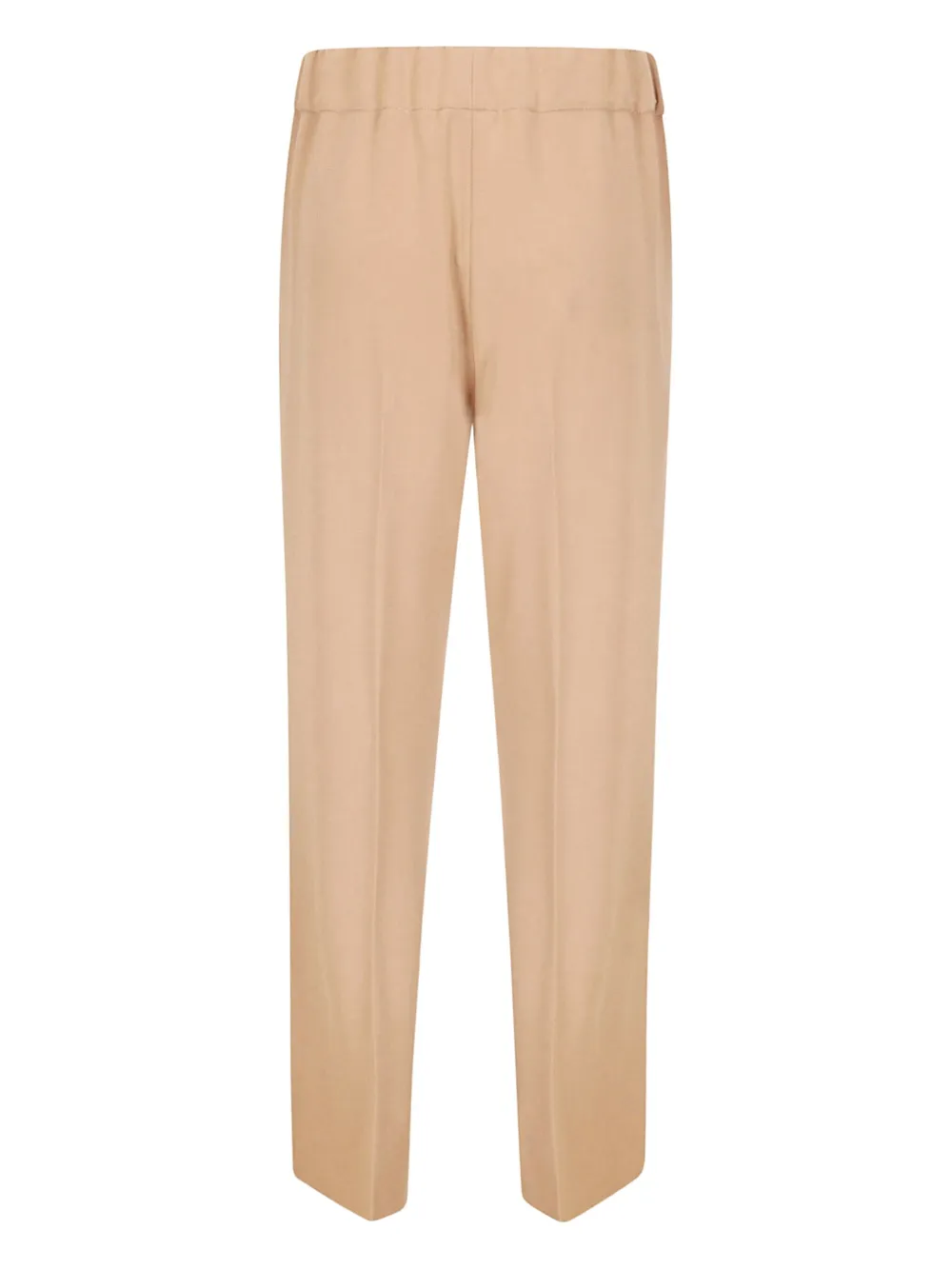 Alberto Biani elastic-waist straight trousers - Beige