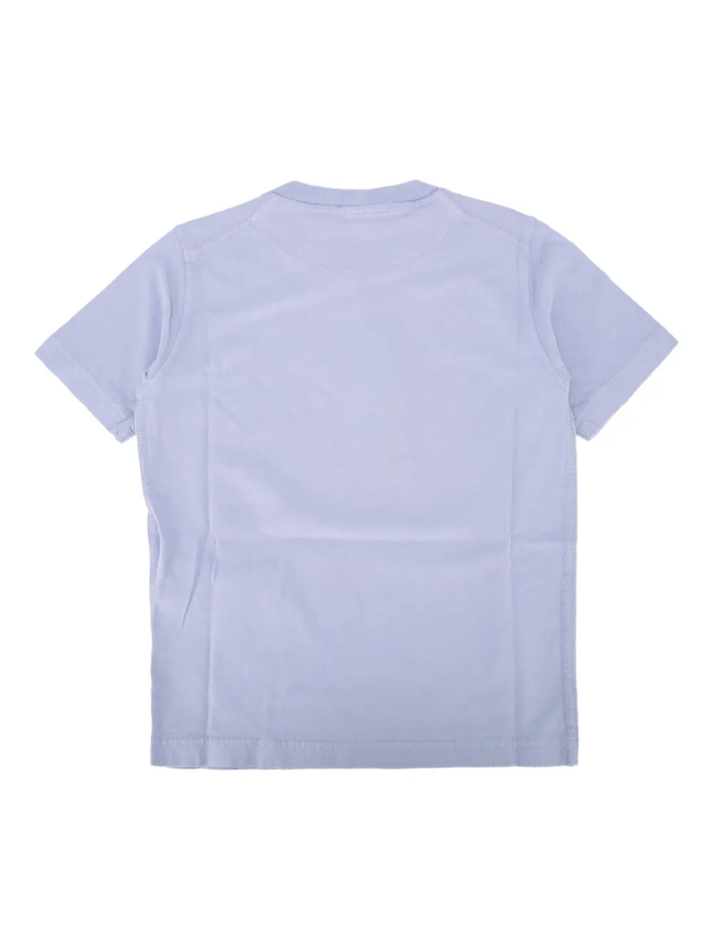 Stone Island Junior embroidered cotton t-shirt | Boys T-Shirts | Image 2