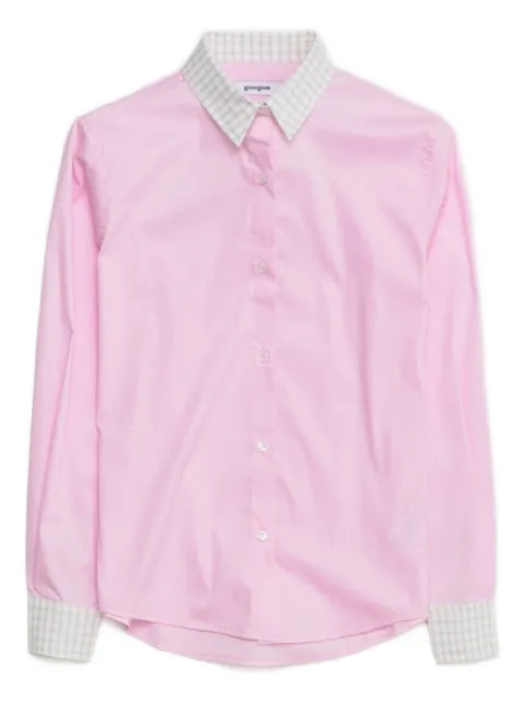 Gimaguas Agusta checked-cuff shirt