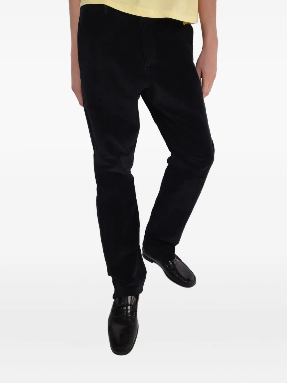 Gimaguas Rene Corduroy Straight-leg Trousers In Black