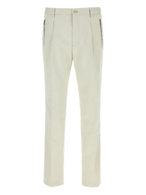 ETRO pantalones con bolsillos y cierre