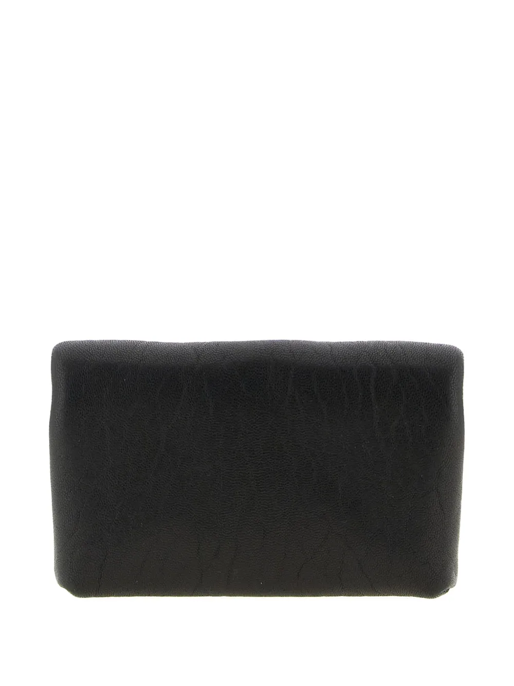 Saint Laurent small Cassandre envelope snap-button clutch bag - Zwart