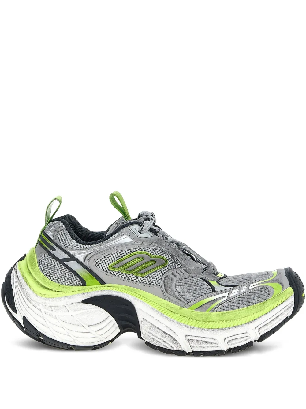 Balenciaga 6XL mesh-panelled lace-up sneakers | Grey | Image 1