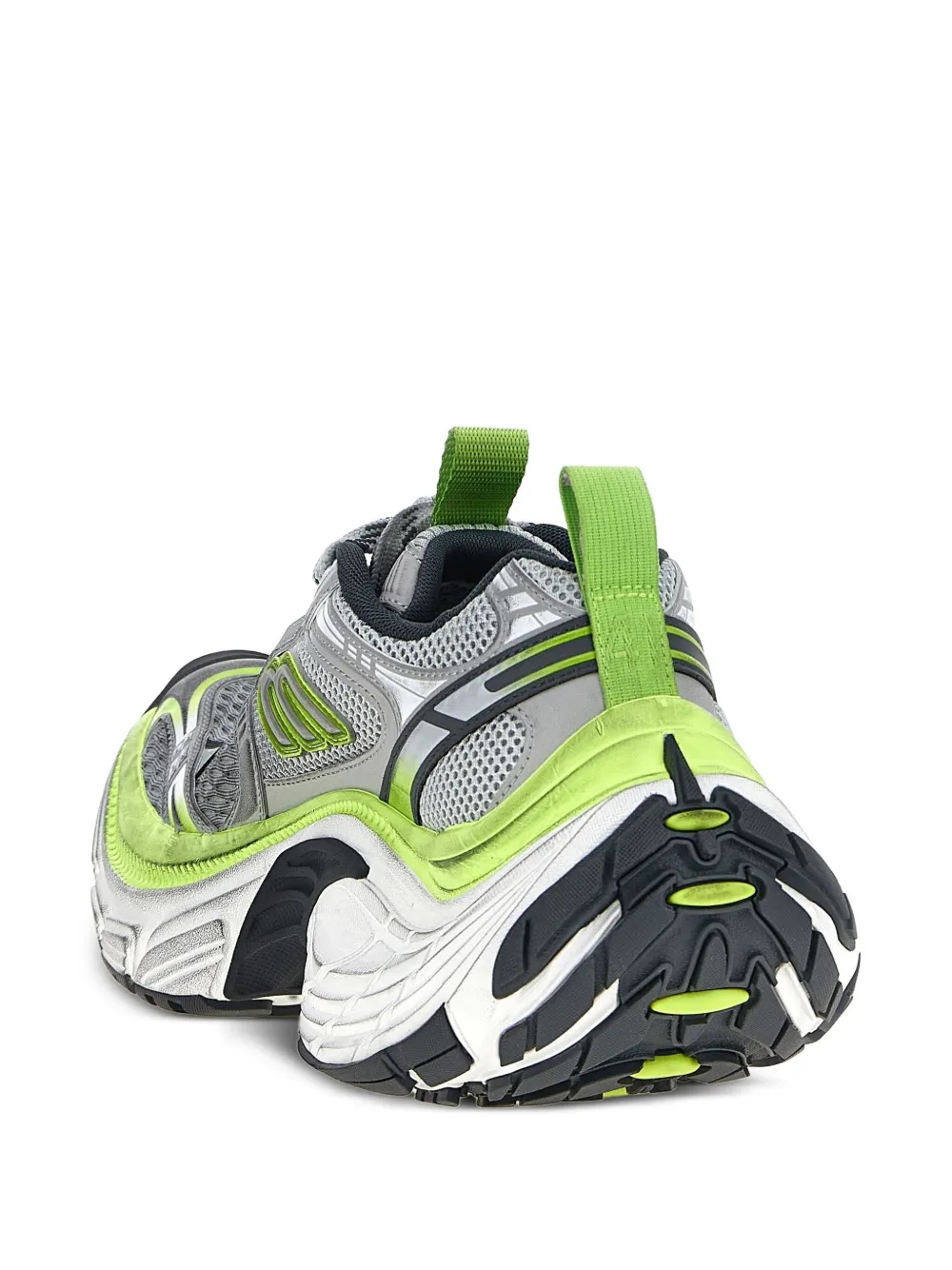 Balenciaga 6XL mesh-panelled lace-up sneakers Grijs