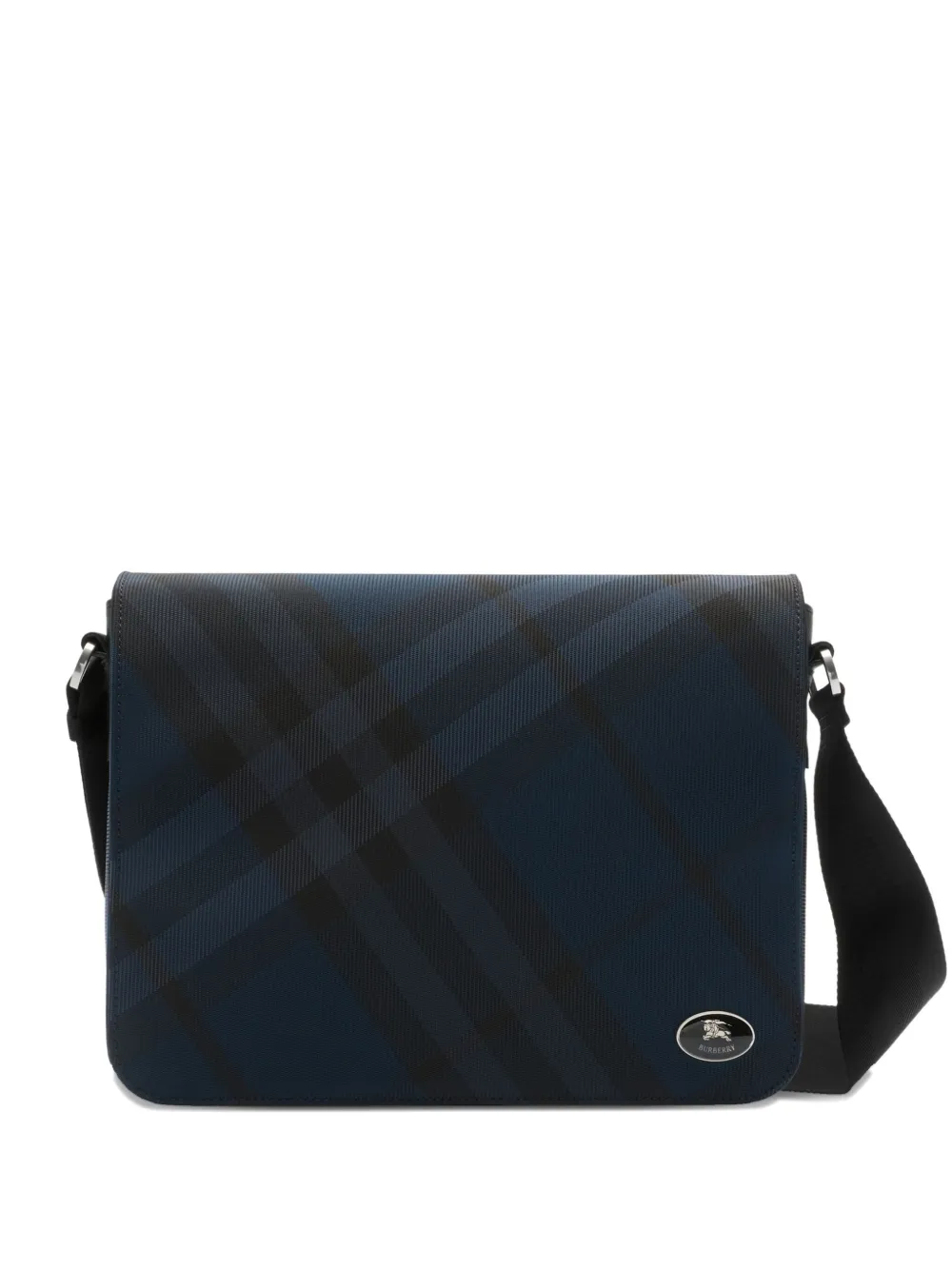 Burberry Grid messengertas Blauw
