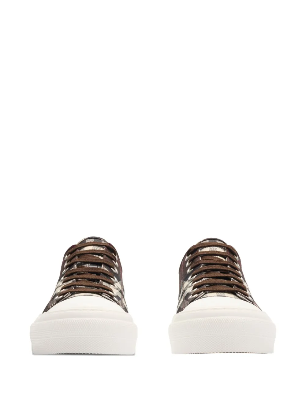Burberry check-pattern lace-up sneakers | Low-Tops | Image 2