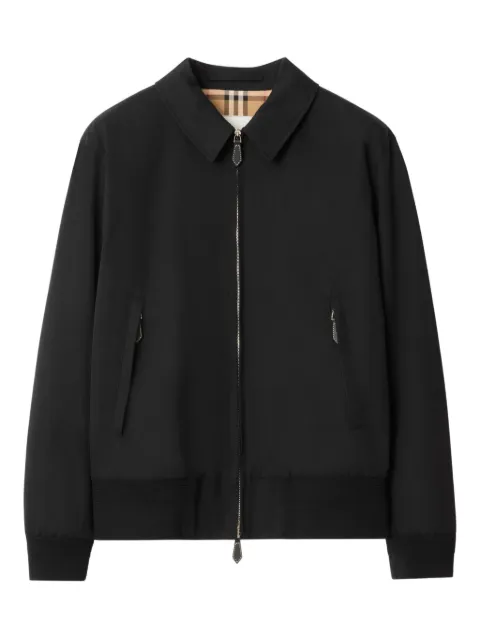 Burberry welt-pocket bomber jacket