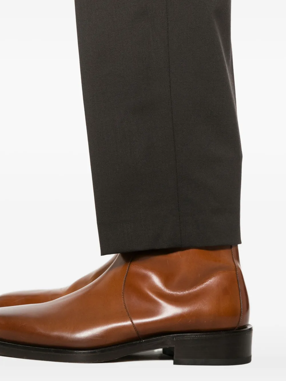 PT Torino Broek met ritssluiting Bruin
