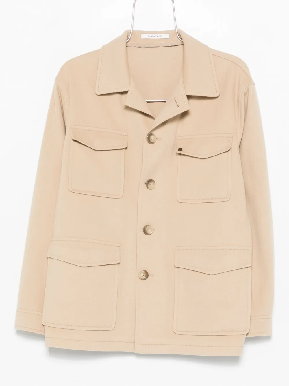 Tagliatore Milton Casual Jacket In Beige Wool In Neutral