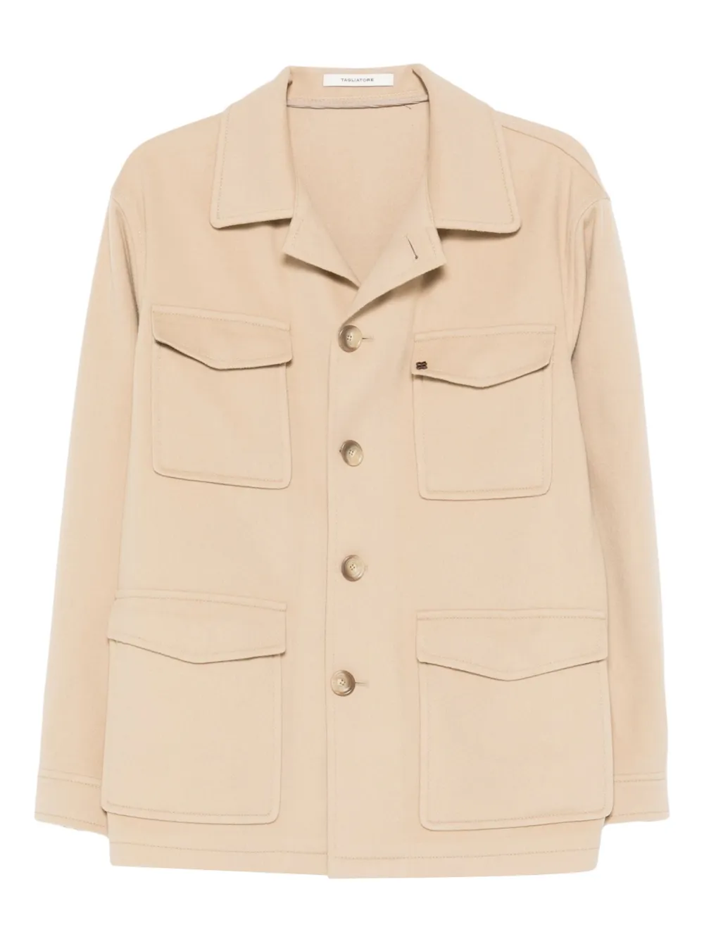 Tagliatore Jack met klepzak en knopen Beige