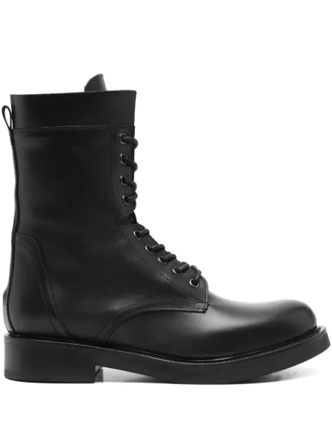 Julie Dee lace-up leather boots
