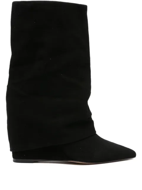 The Seller 90mm slouchy wedge boots