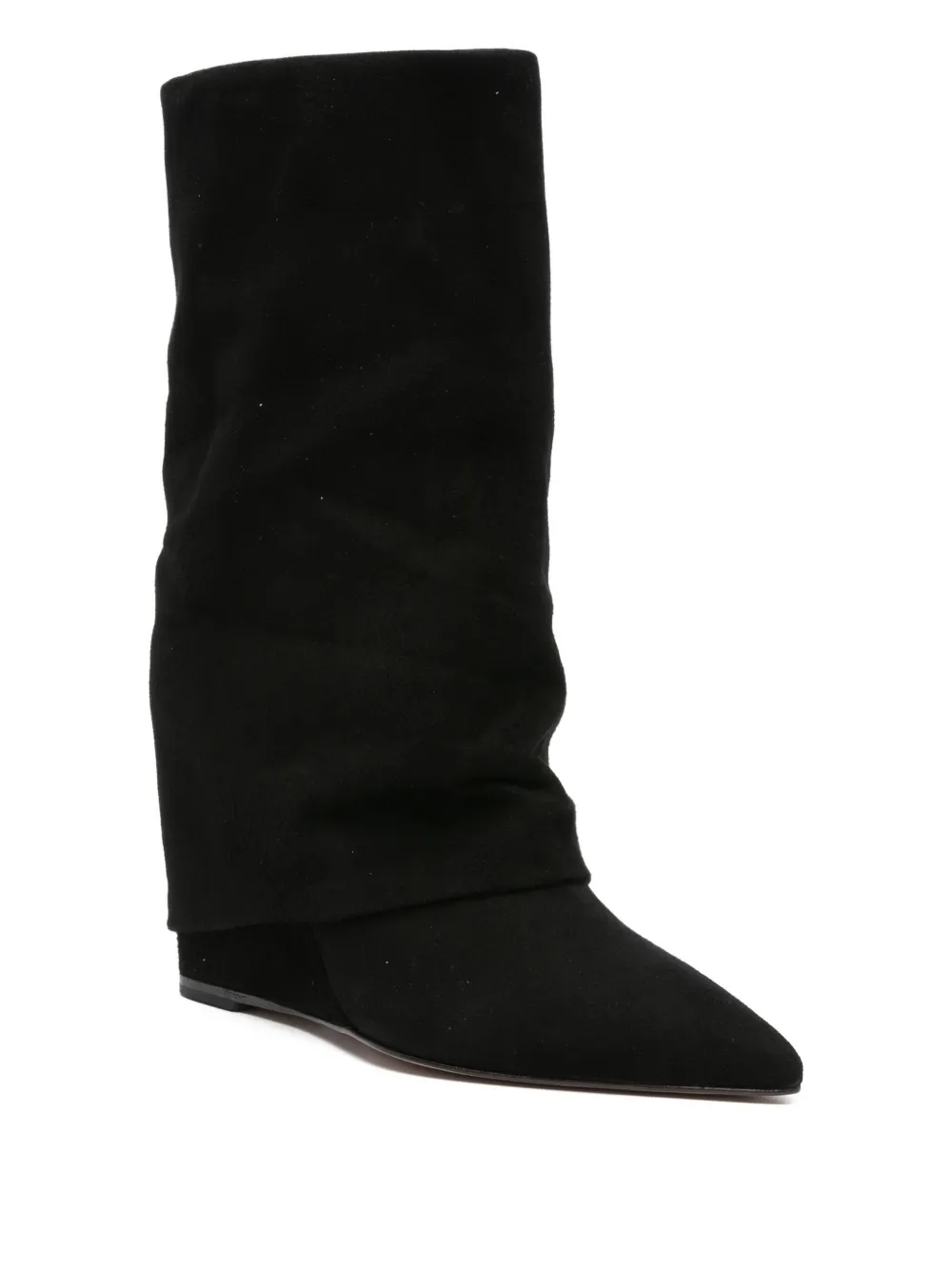 The Seller 90mm slouchy wedge boots | Knee-High Boots | Image 2