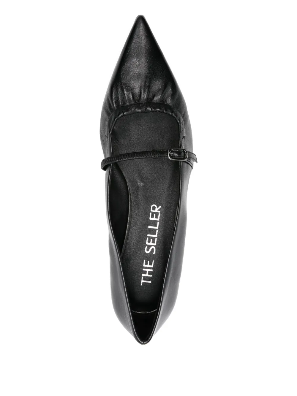 The Seller Pumps met gesp en puntige neus Zwart