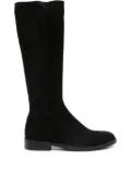 Julie Dee calf-suede knee-high boots - Black
