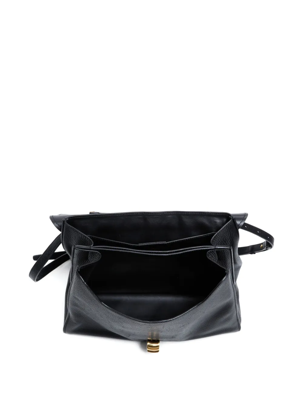 Pre-owned Ferragamo 2000s Ganchini Shoulder Bag In Black