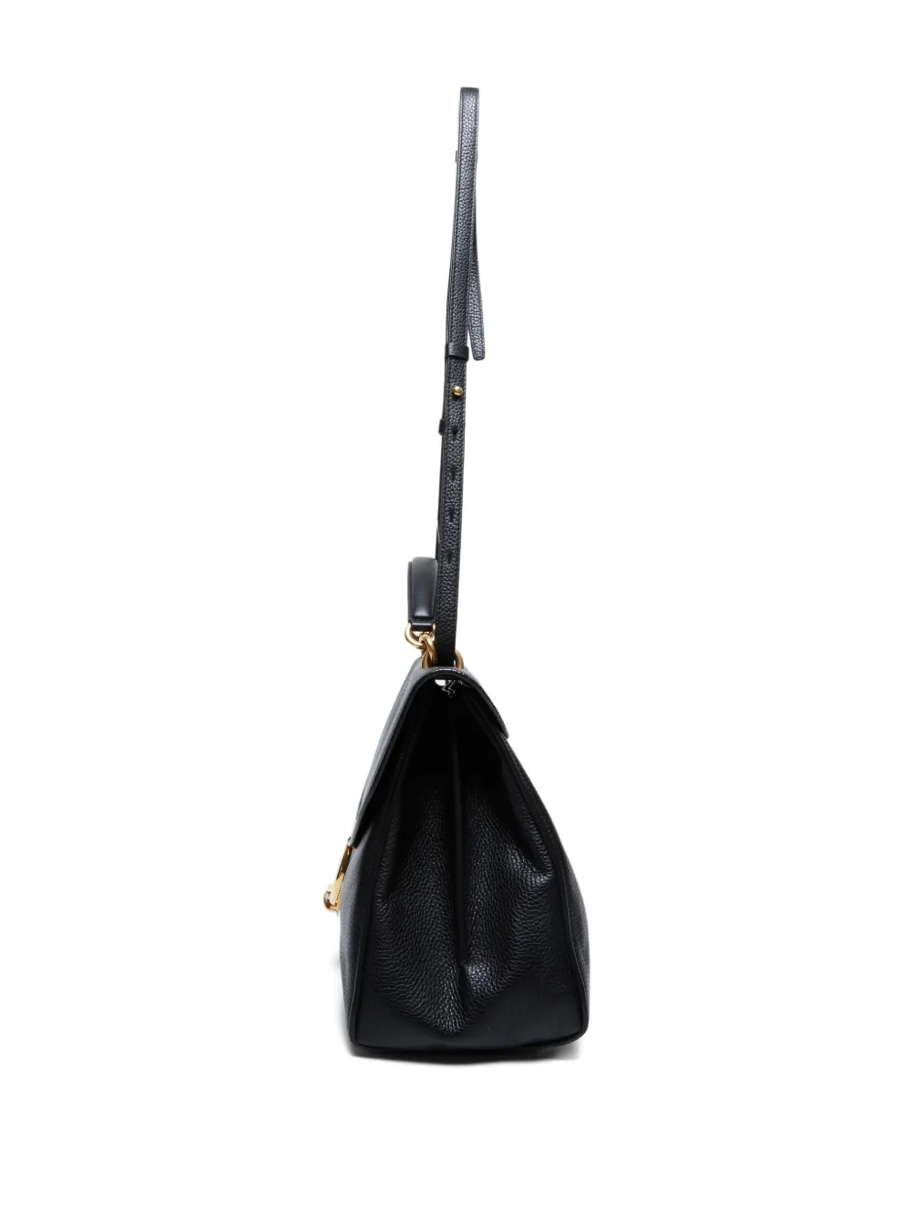 Pre-owned Ferragamo 2000s Ganchini Shoulder Bag In Black