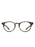 Safilo Team tortoiseshell round-frame glasses - Brown