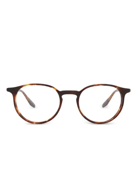 Safilo Team round tortoiseshell glasses