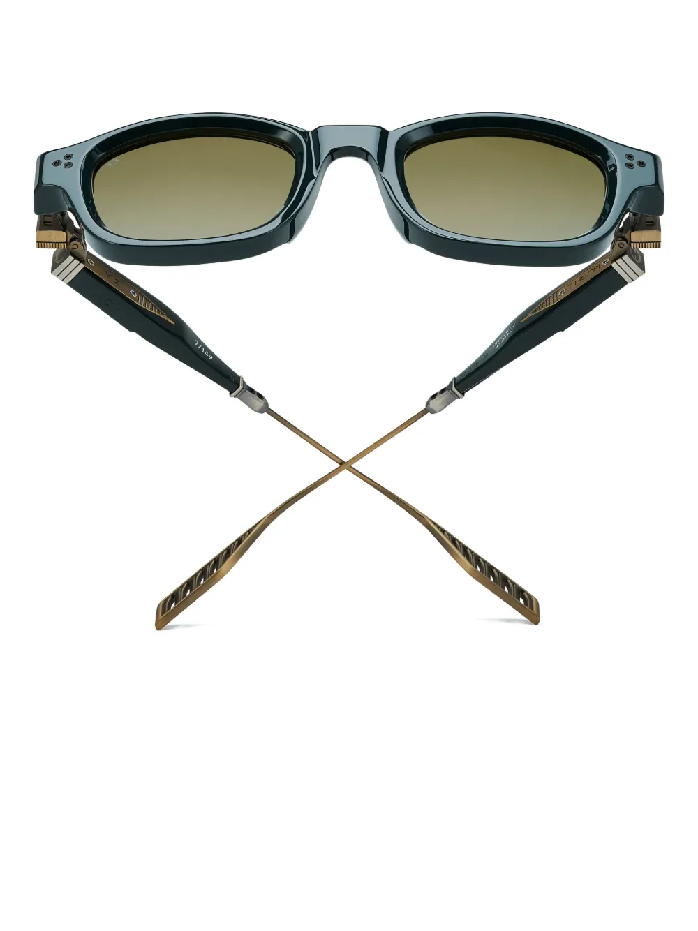 T Henri Eyewear V2 zonnebril met rond montuur Groen