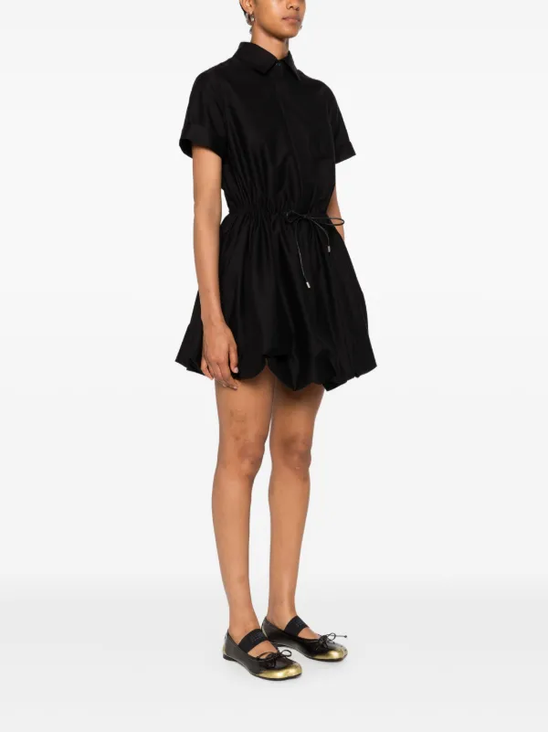 loewe short dress COTTON AND SILK BALLOON SKIRT DRESS - Loewe