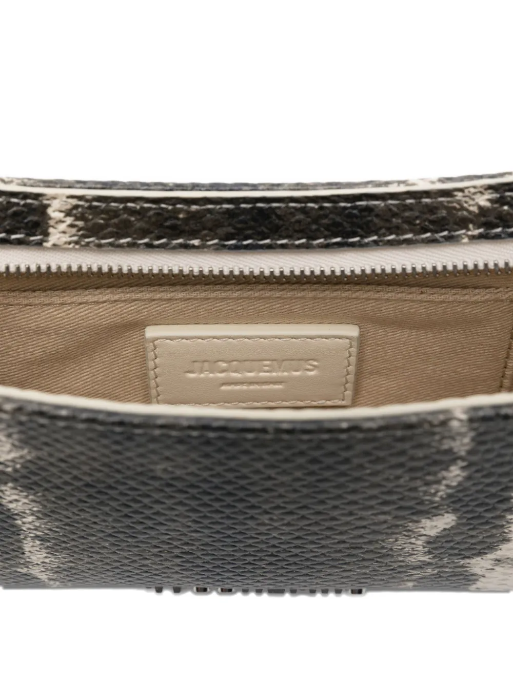 Jacquemus The Bisou Perle Ball-embellished Shoulder Bag In Neutral