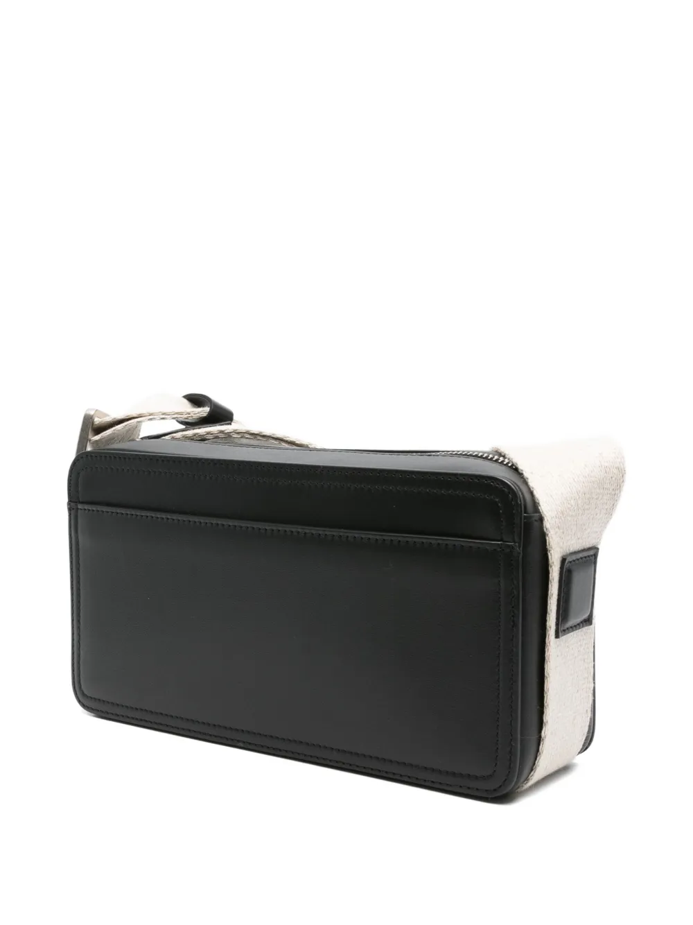 Jacquemus logo-plaque utility shoulder bag Zwart