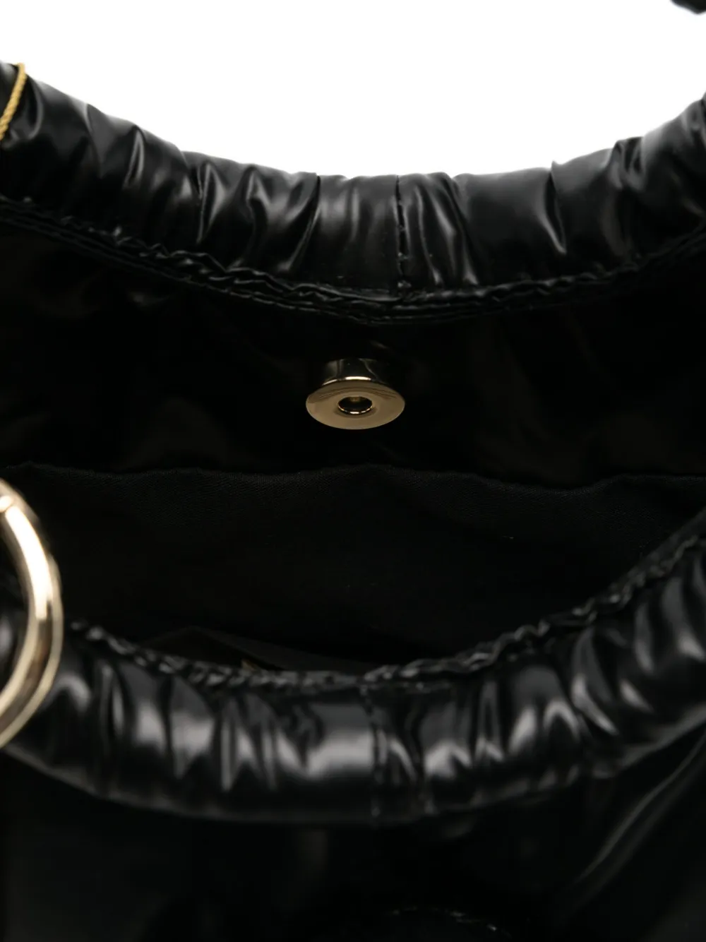 la milanesa Klodiana padded circle-detail tote bag Zwart