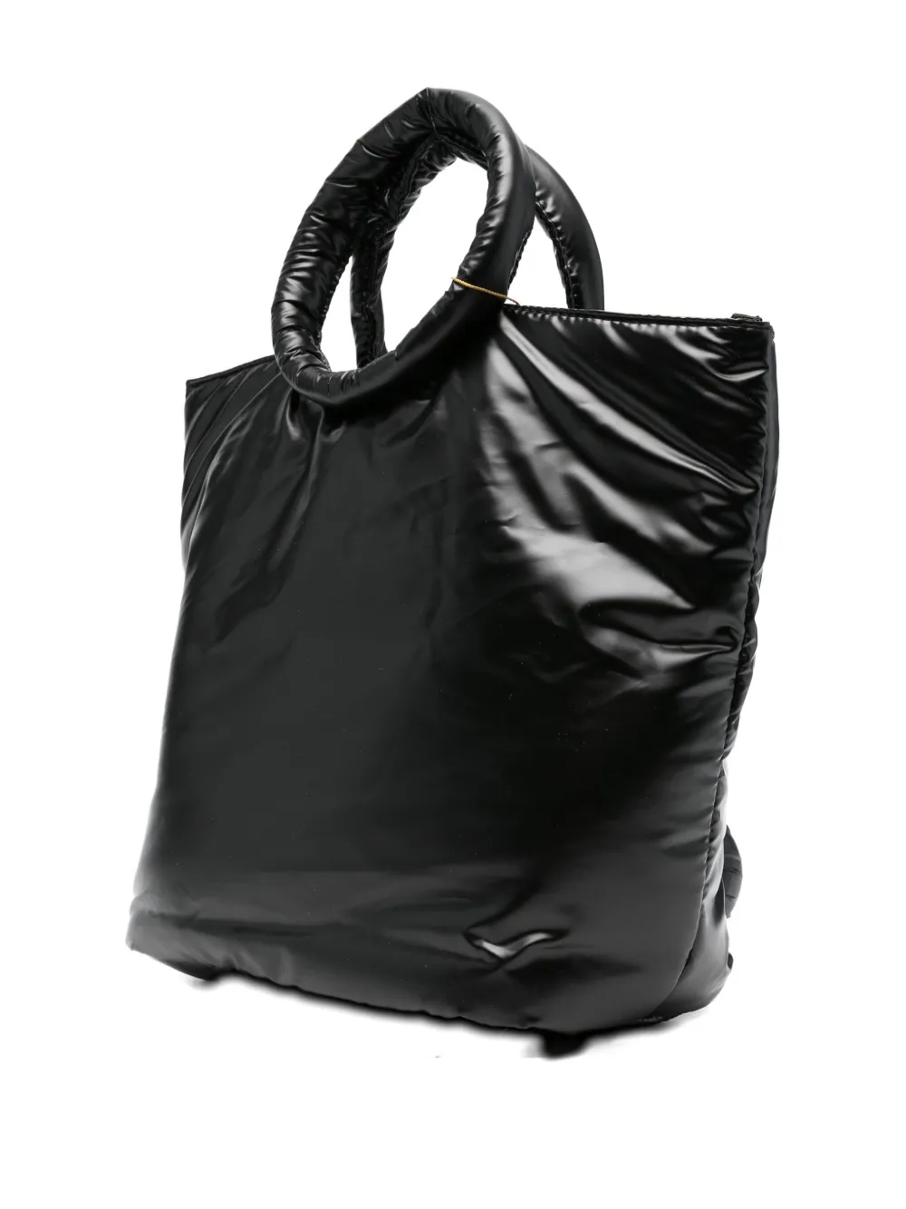 la milanesa Klodiana padded circle-detail tote bag Zwart