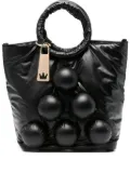 la milanesa Klodiana padded circle-detail tote bag - Black
