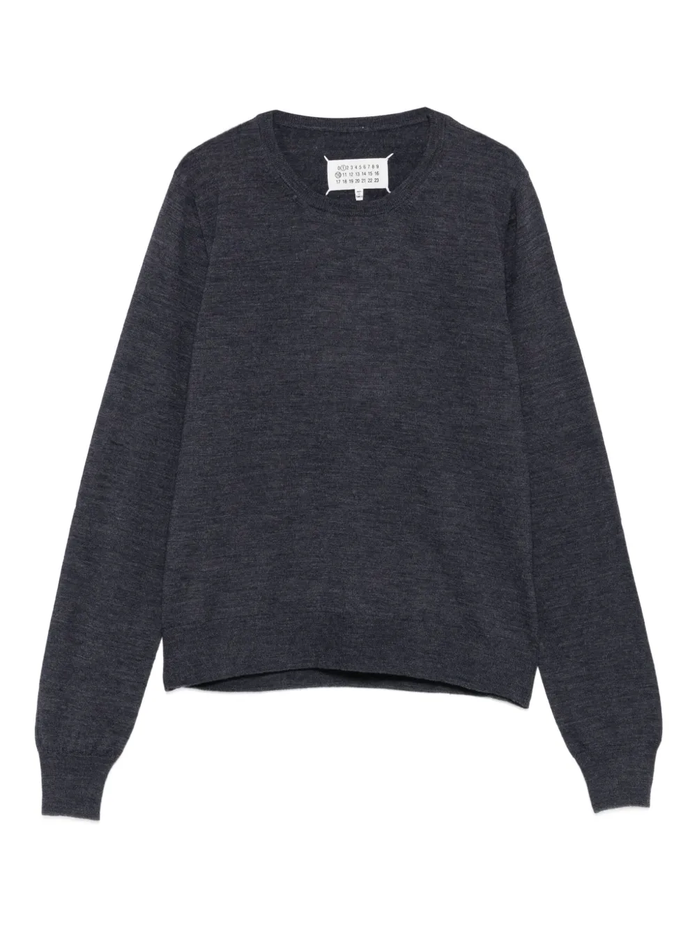 Maison Margiela Wollen trui met ronde hals Blauw
