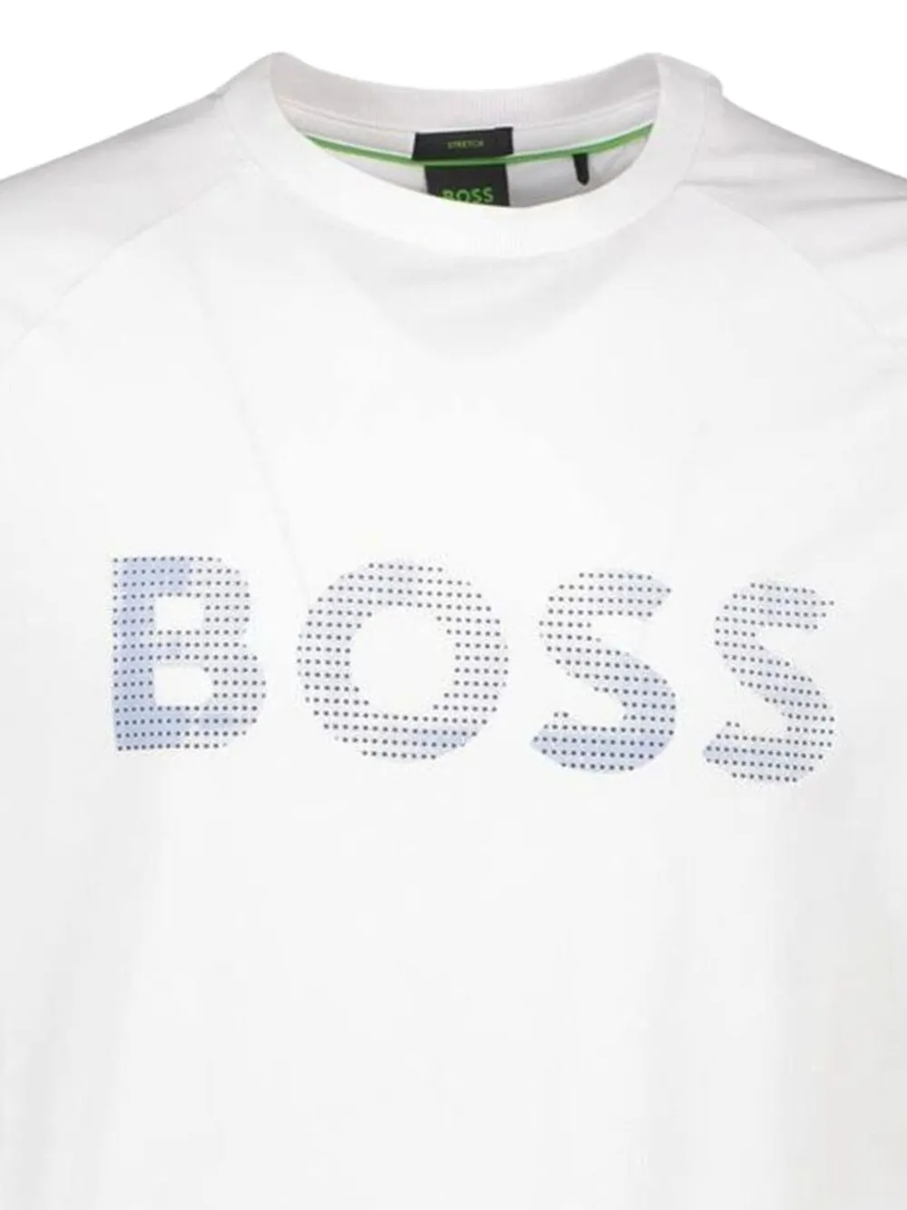 BOSS crew-neck logo-print T-shirt - Wit