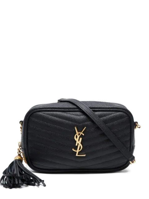 Saint Laurent Pre-Owned 2020-2024s mini Lou quilted shoulder bag