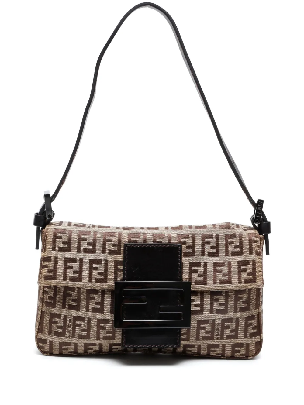 Fendi Pre-Owned 2000-2015 mini Zucchino Baguette shoulder bag | Neutrals | Image 1