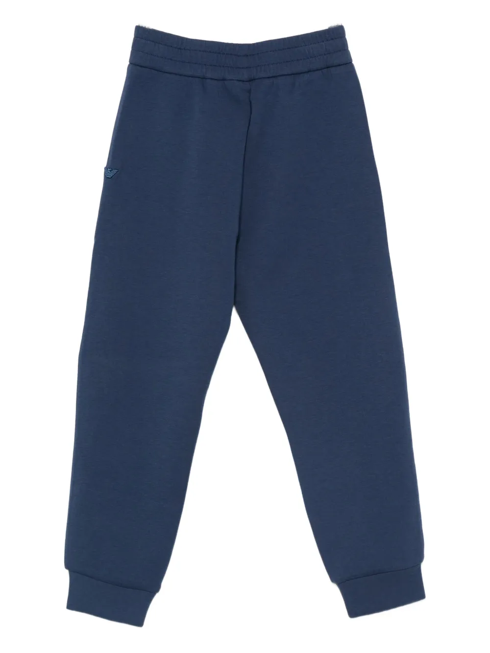 Emporio Armani Kids Trainingsbroek met elastische tailleband en logodetail Blauw