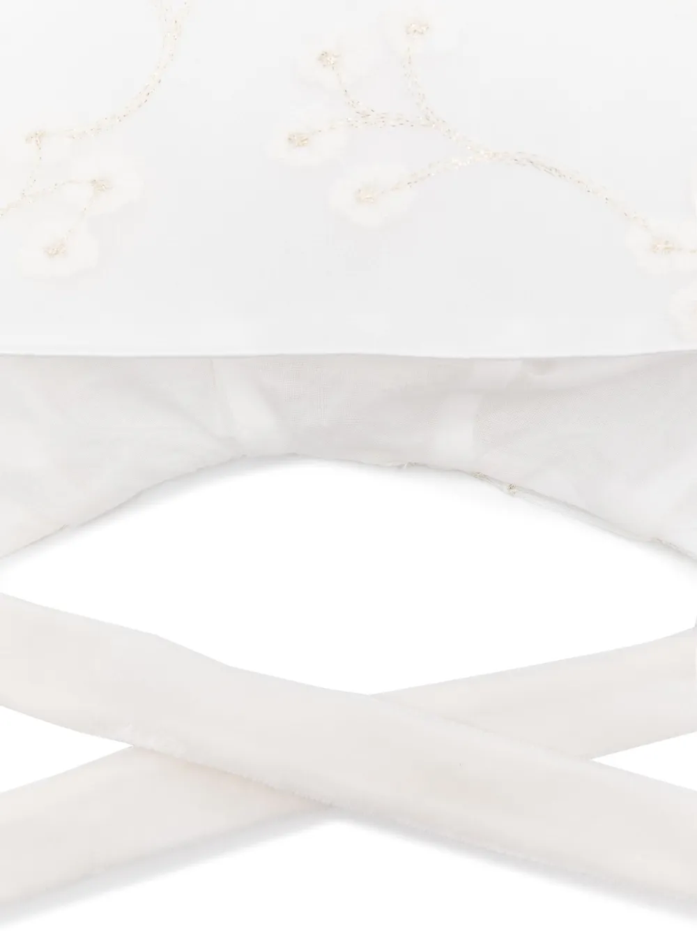 La Stupenderia embellished hat - Wit
