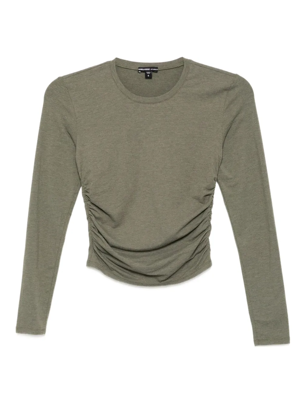 James Perse jersey-ruched top | Green | Image 1
