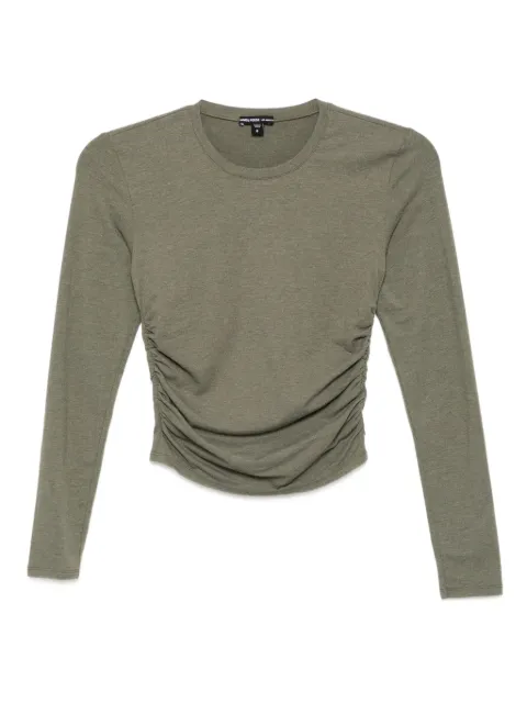 James Perse jersey-ruched top