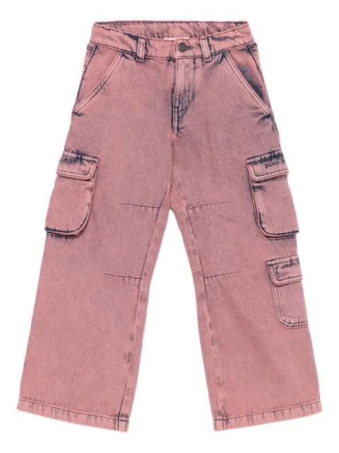 Palm Angels Kids Jeans con tasche cargo