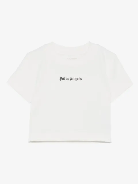 Palm Angels Kids playera con detalle del logo