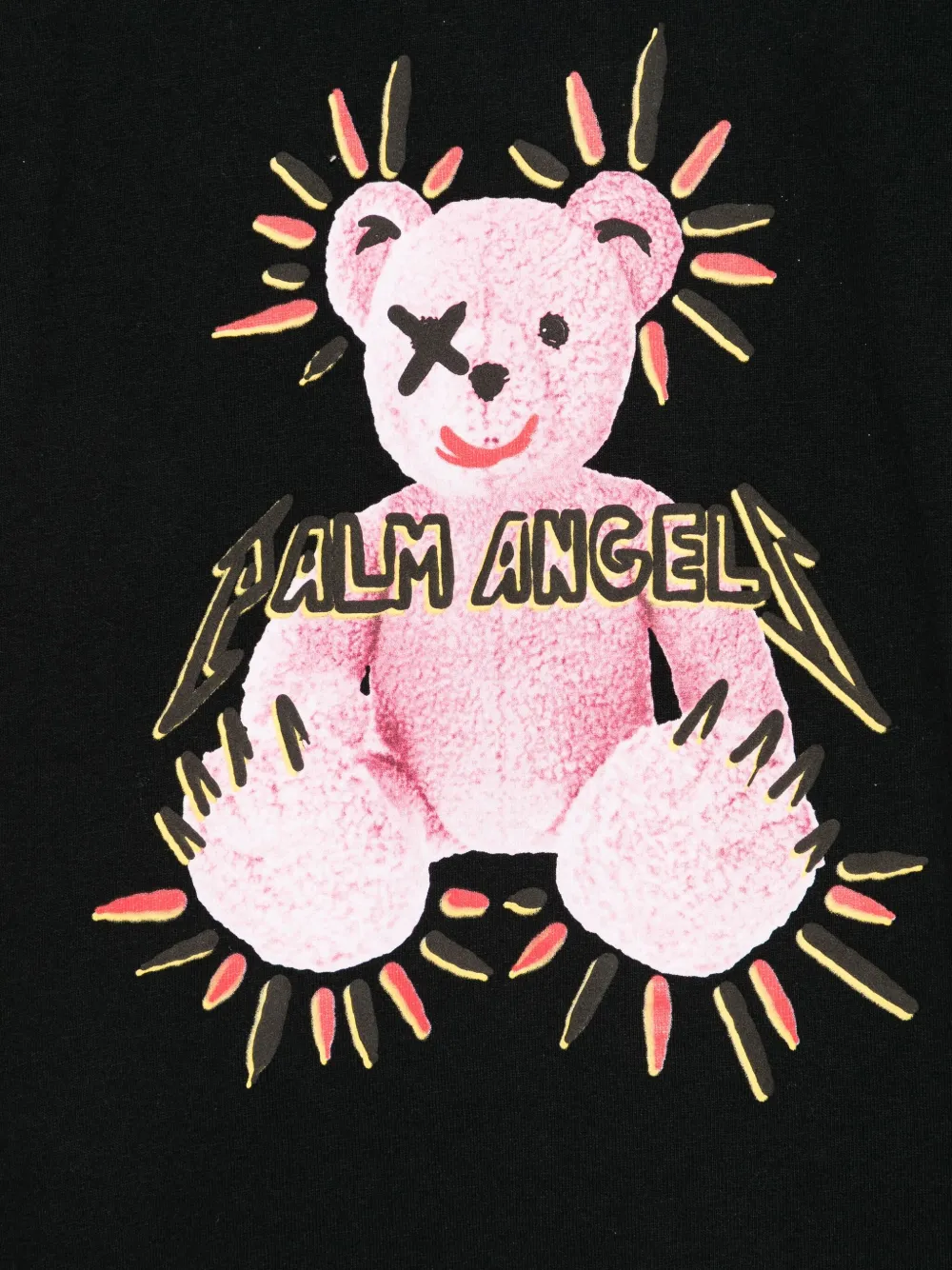 Palm Angels Kids T-shirt met beerprint Zwart