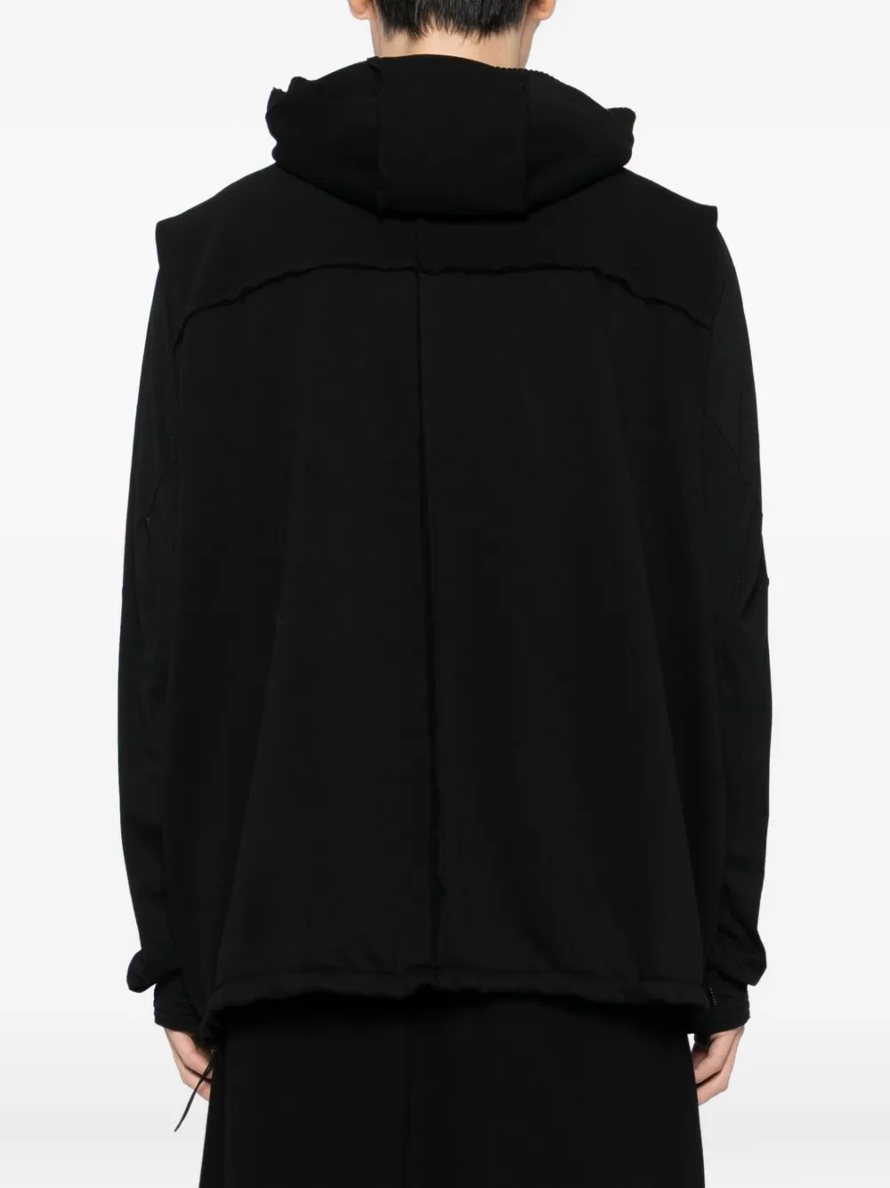 Thom Krom Cotton Sleeveless Jacket In Black
